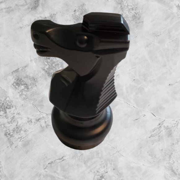 Large Decorative 9 Inch Tall Knight Piece Chess Black Horse Mega Chess Piece - Picture 4 of 6